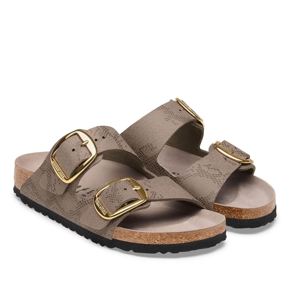 Klapki damskie Birkenstock Arizona Big Buckle 1032891 - brązowe