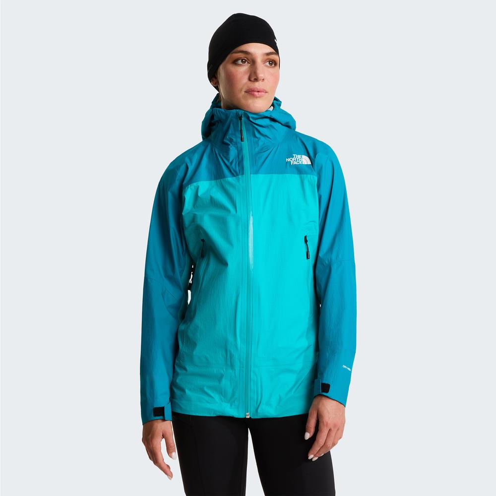 Kurtka damska The North Face Signal 2.5L DryVent 0A8E0E5A21 - niebieska