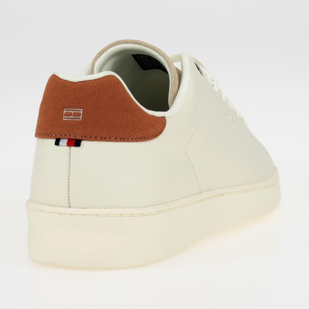 Buty Tommy Hilfiger Retro Court Clean Cupsole FM0FM04246-YBI - białe