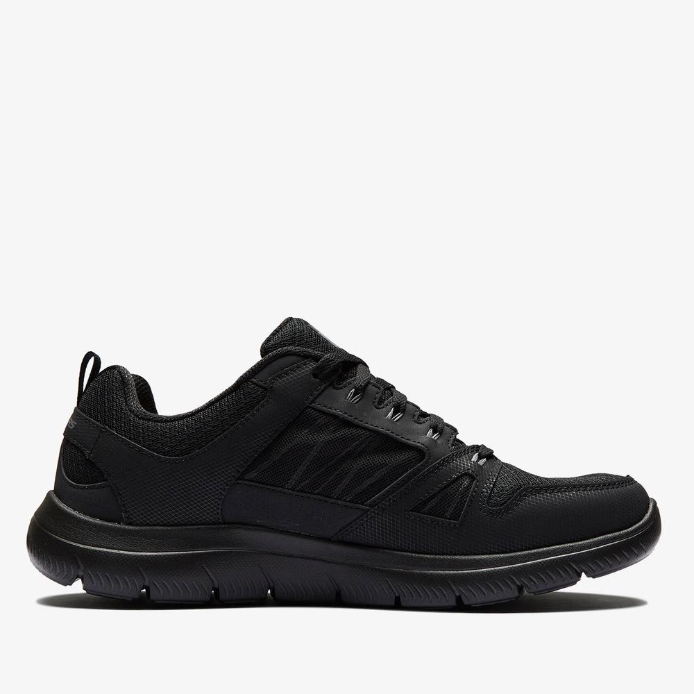 Buty męskie Skechers Summits New World 232069BBK - czarne
