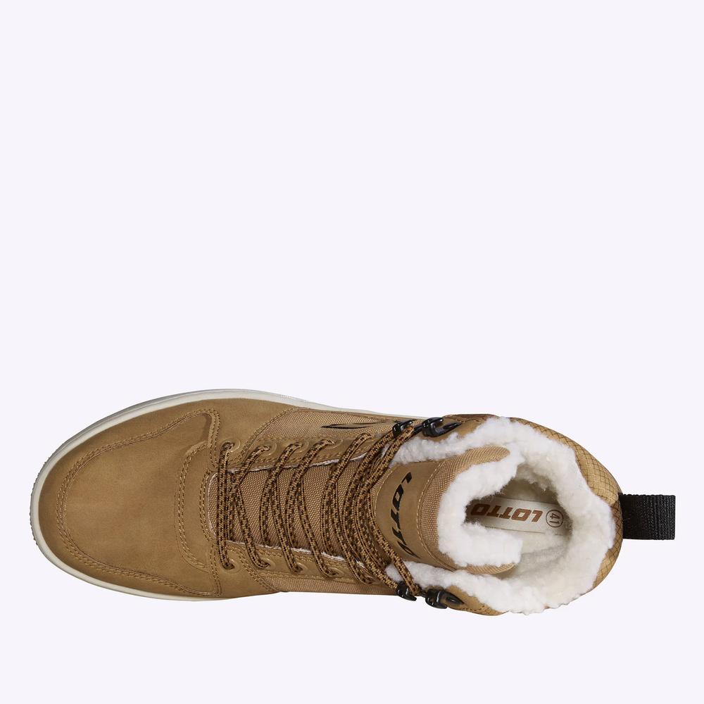Buty unisex Lotto Prehna Fur 2400380U-7211 - brązowe