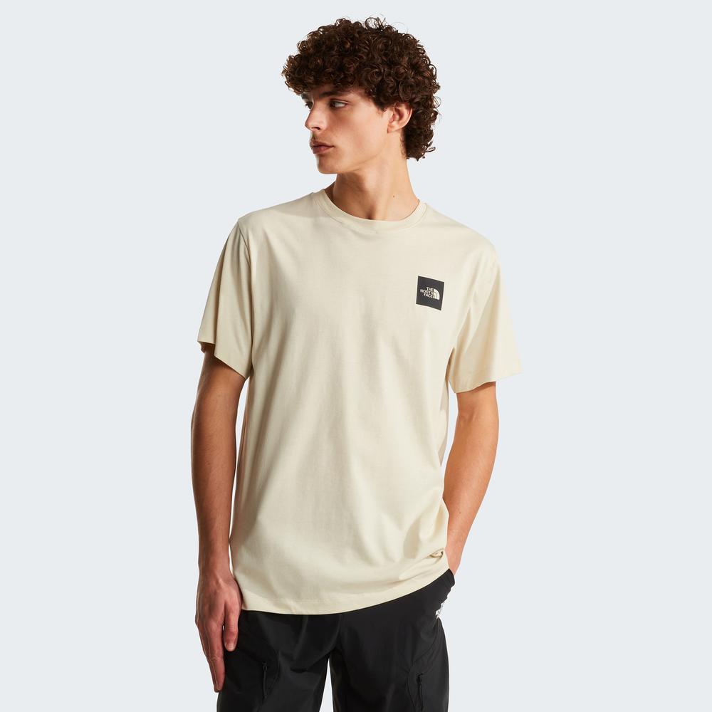Koszulka męska The North Face Evolution Box Half Dome 0A8G9CDOM1 - beżowa