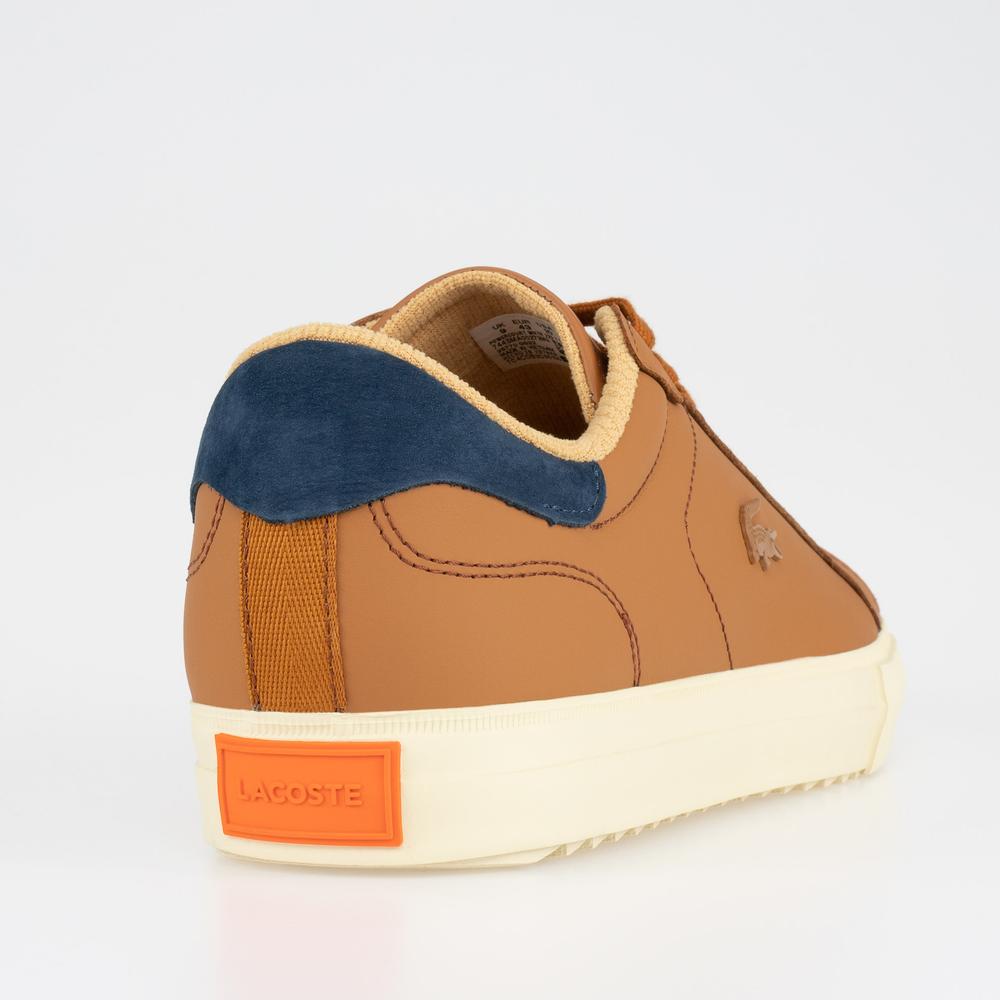 Buty Lacoste Powercourt 744SMA0027-2M9 - brązowe