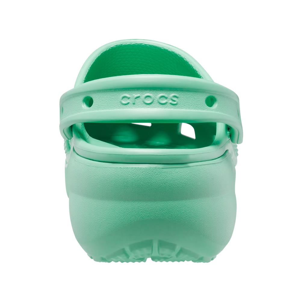 Klapki Crocs Classic Platform Clog 206750-3UG - zielone