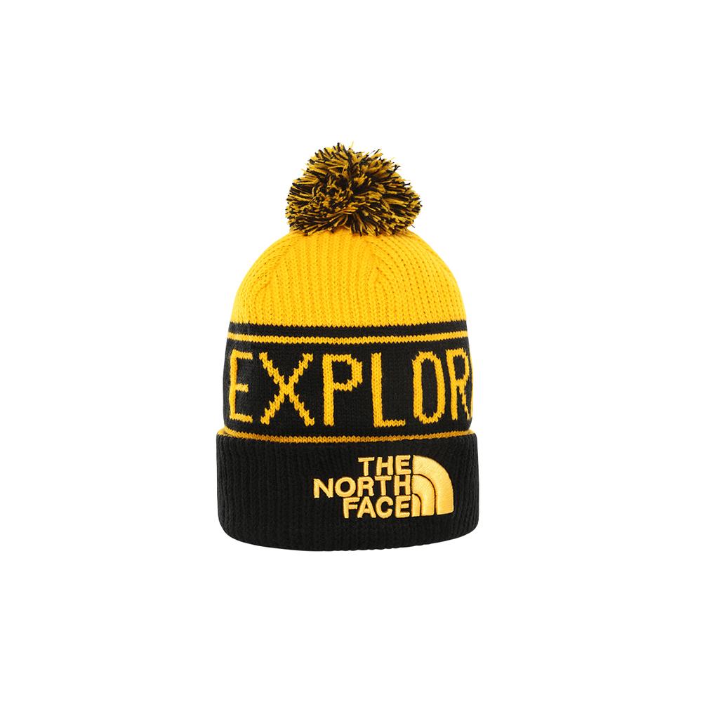 THE NORTH FACE RETRO POM BEANIE > 0A3FMPLR01