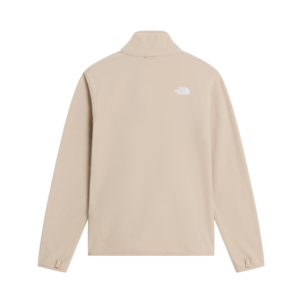 Bluza damska The North Face 100 Glacier Full-Zip Fleece 0A8D2FN7J1 - beżowe