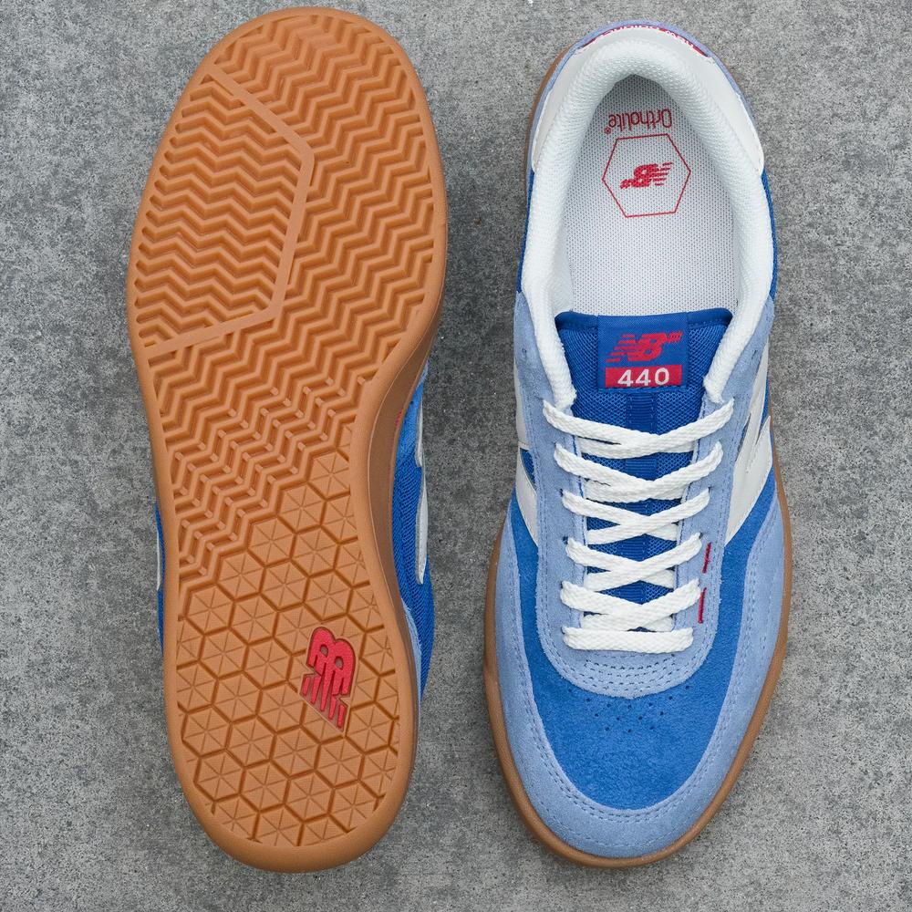 Buty męskie New Balance Numeric UN440RTB - niebieskie