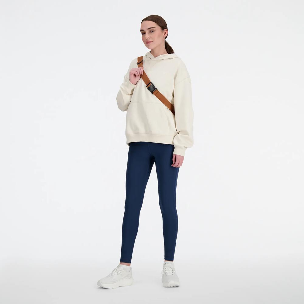 Bluza New Balance WT41537LIN - beżowa