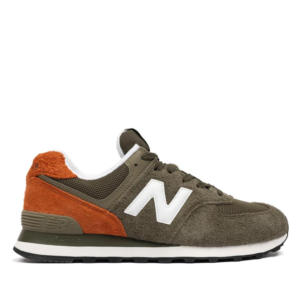 Buty New Balance U574AGG - brązowe