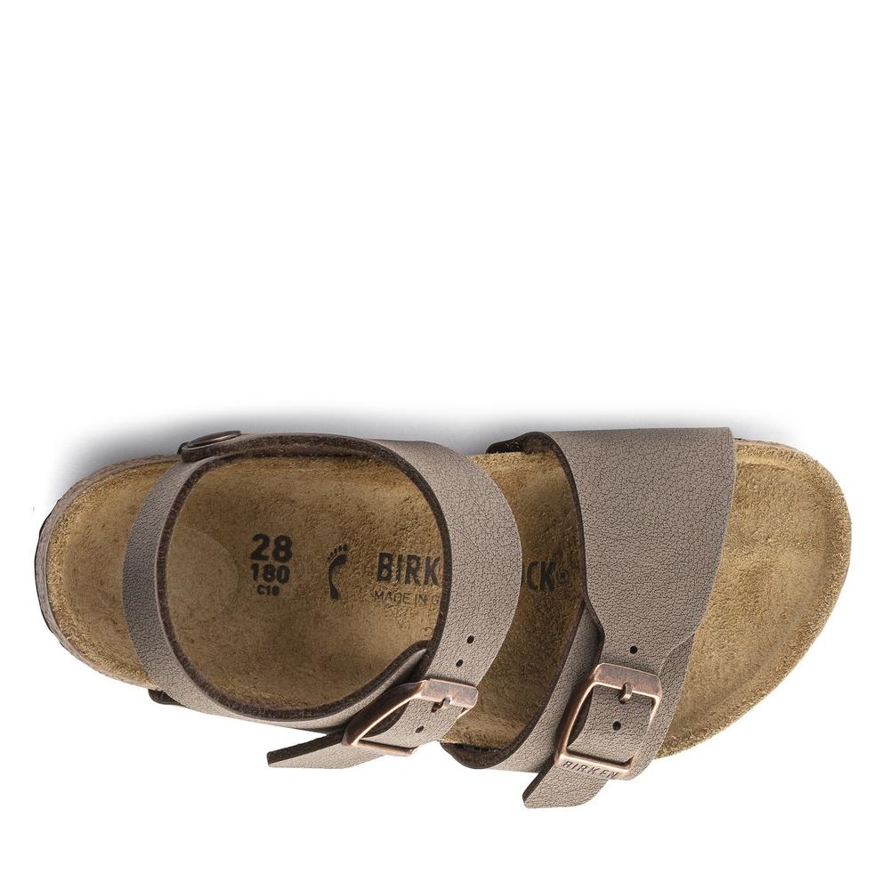 Sandały dziecięce Birkenstock New York 87783 - brązowe