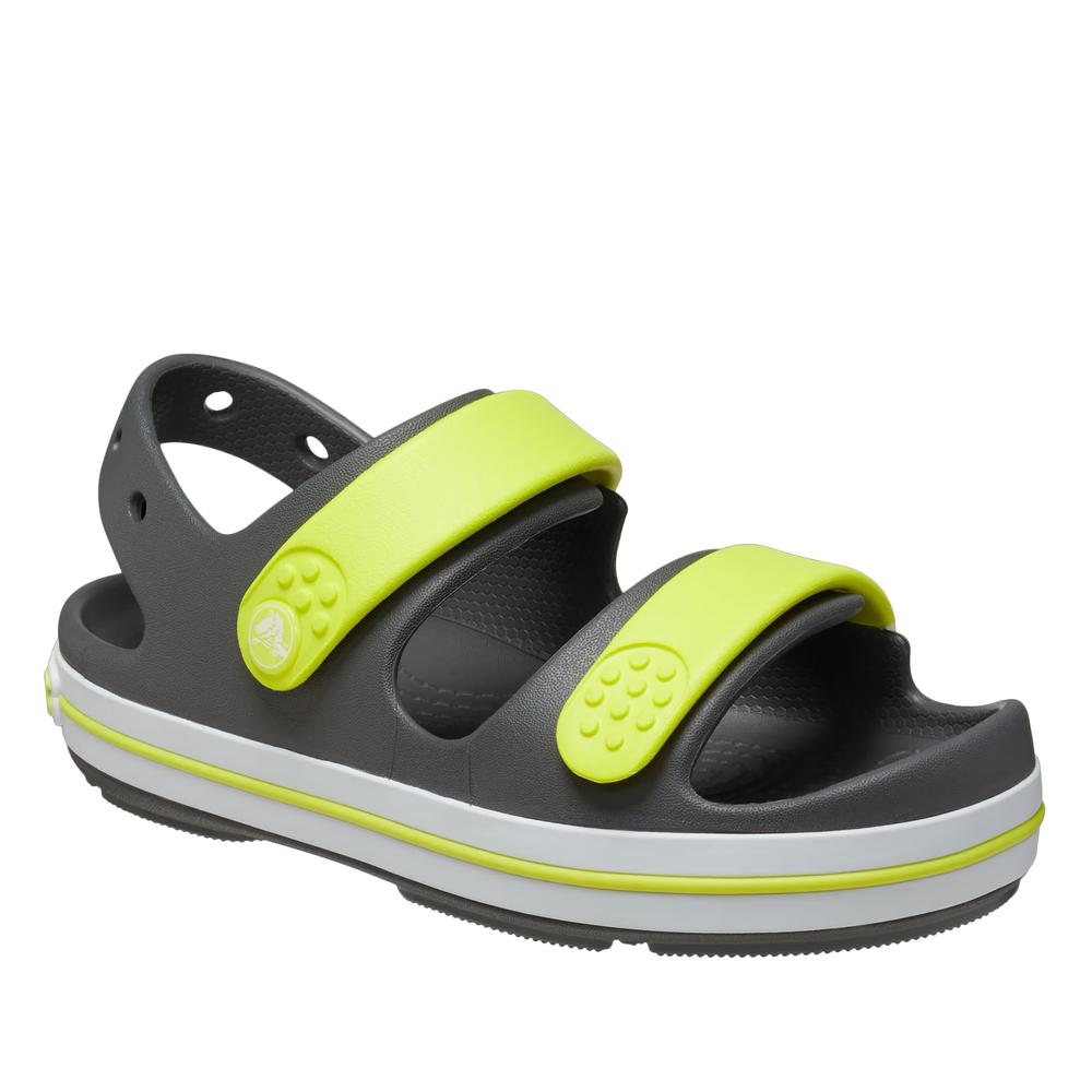 Sandały dziecięce Crocs Crocband Cruiser Sandal 209423-1NJ - szare