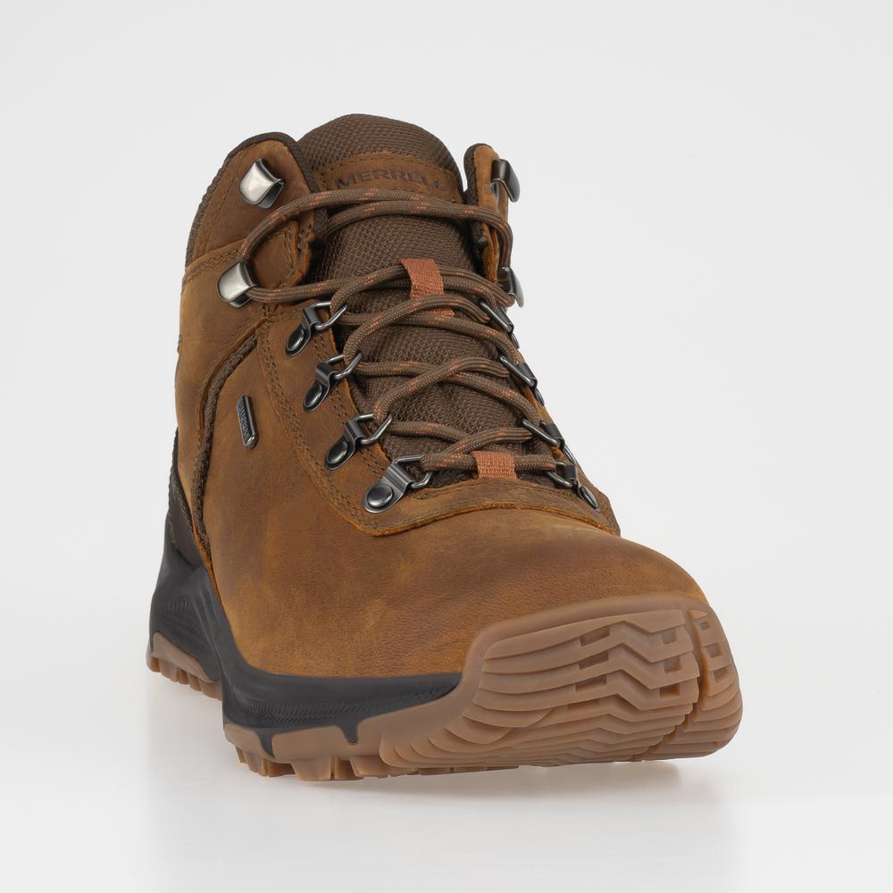Buty Merrell Erie Mid Leather Waterproof J500121 - brązowe