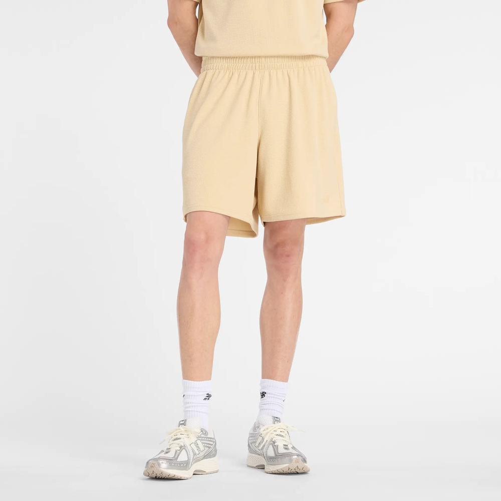 Spodenki męskie New Balance MB61V17CABC - żółte