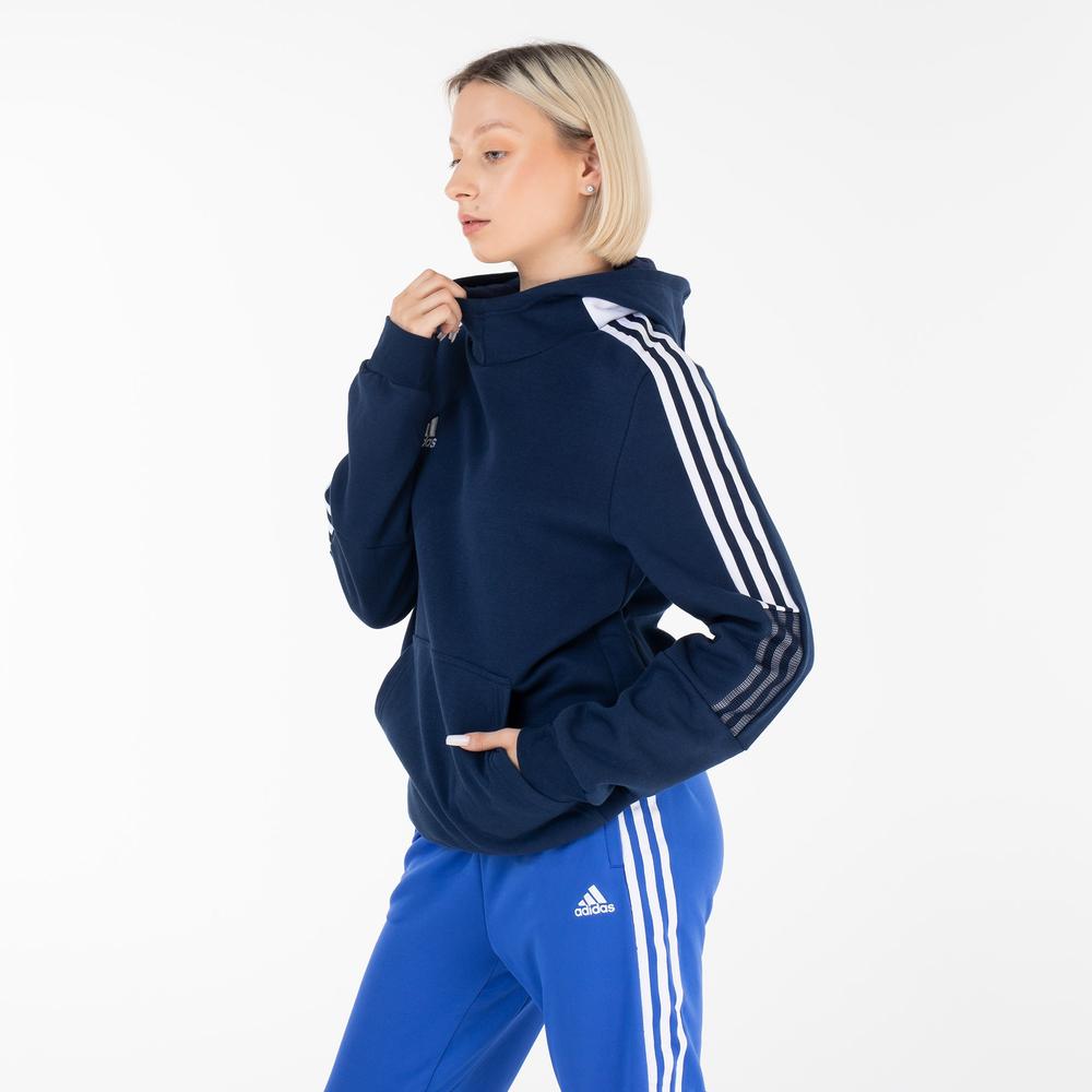 Bluza adidas Tiro 21 Sweat Hoodie GK9680 - granatowa