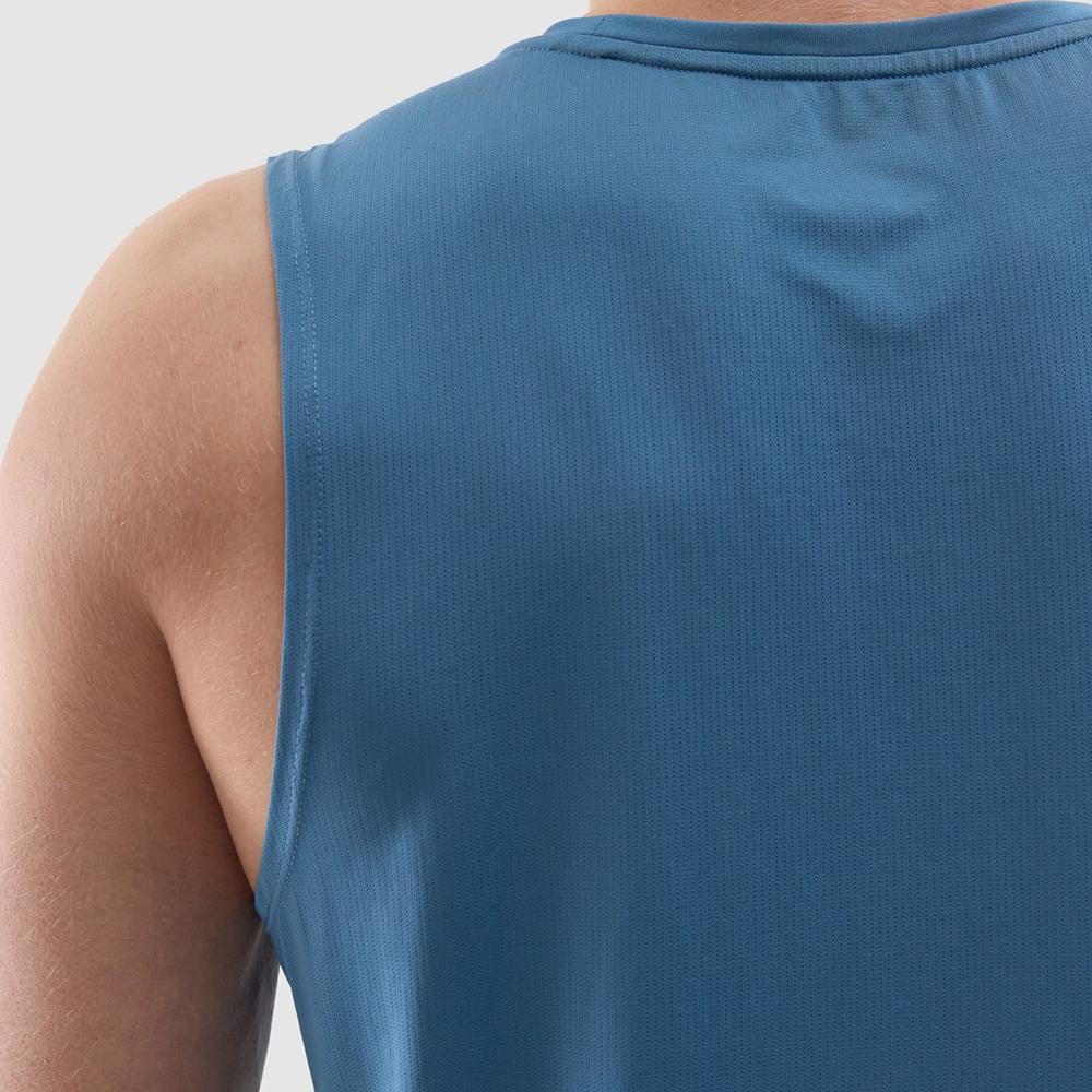 Koszulka męska 4F WSS24TFTSM59733S - niebieska