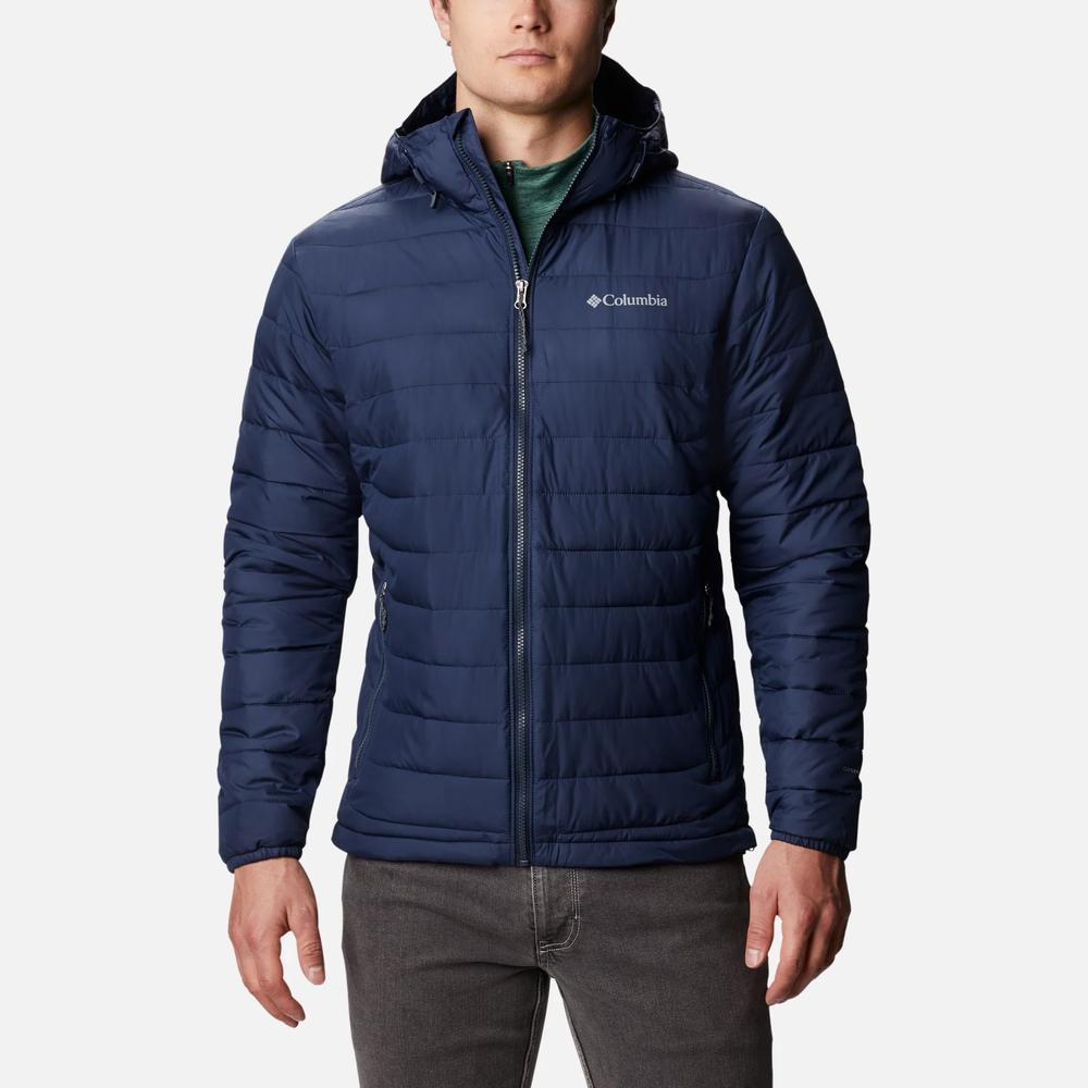 Kurtka Columbia Powder Lite Hooded Insulated 1693931465 - granatowa