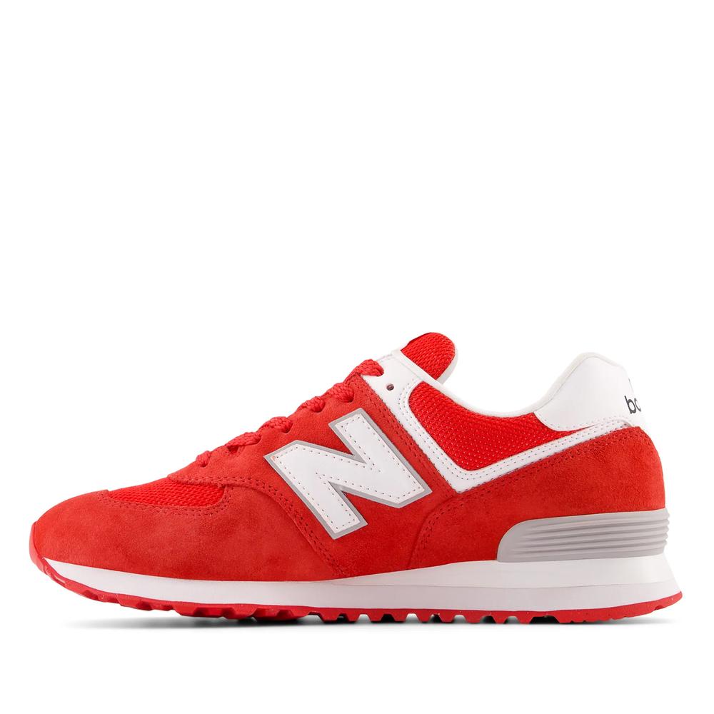 Buty New Balance U574GEE - czerwone