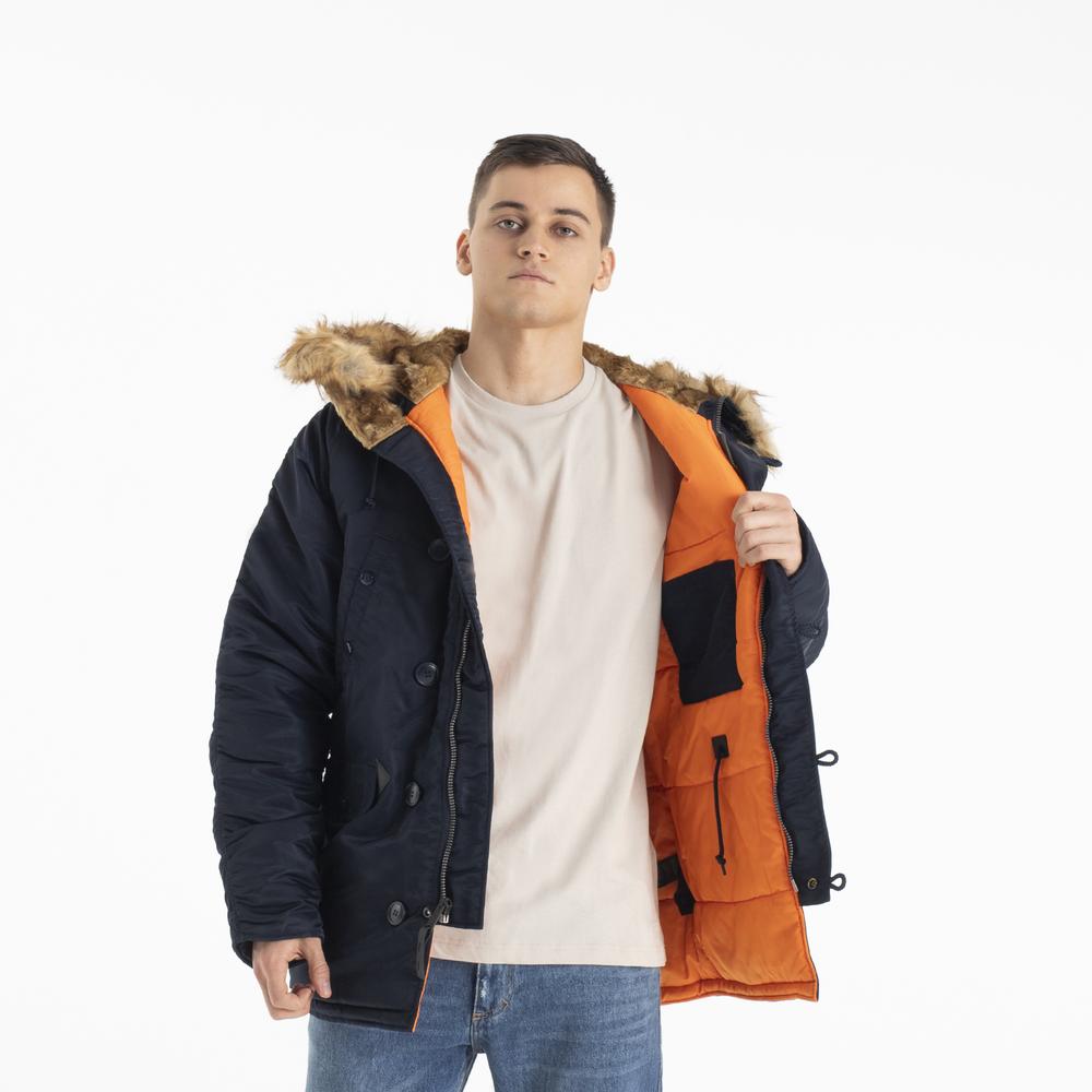 Kurtka Alpha Industries Parka N3B VF 59 10314107 - granatowa