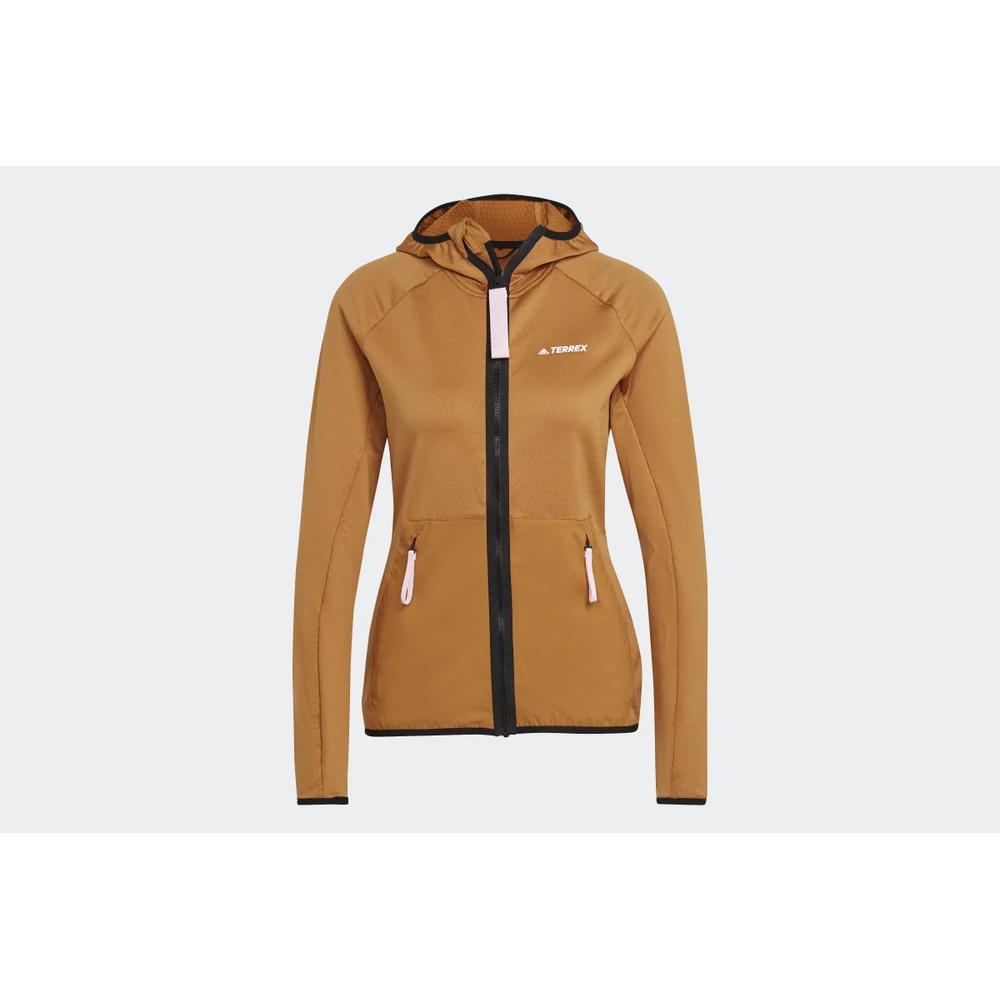 adidas Terrex Tech Flooce Light Hooded Hiking Jacked > GQ4261
