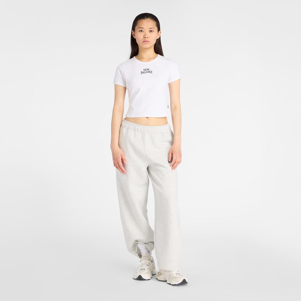 Koszulka damska New Balance WT61Y33QWT - biała