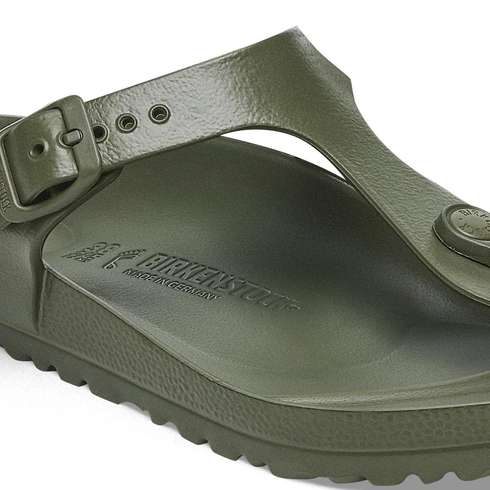 Japonki unisex Birkenstock Gizeh 1019143 - zielone