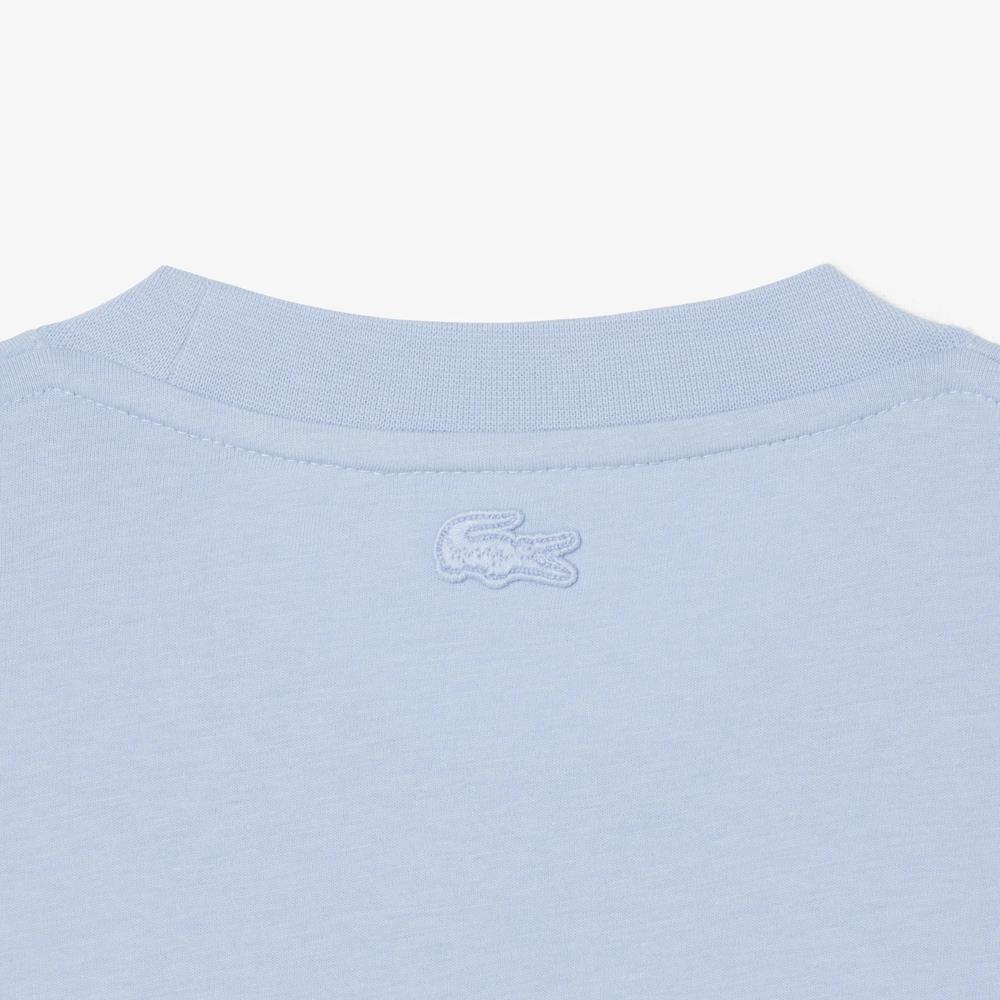 Koszulka męska Lacoste TH1427-HBA - niebieska