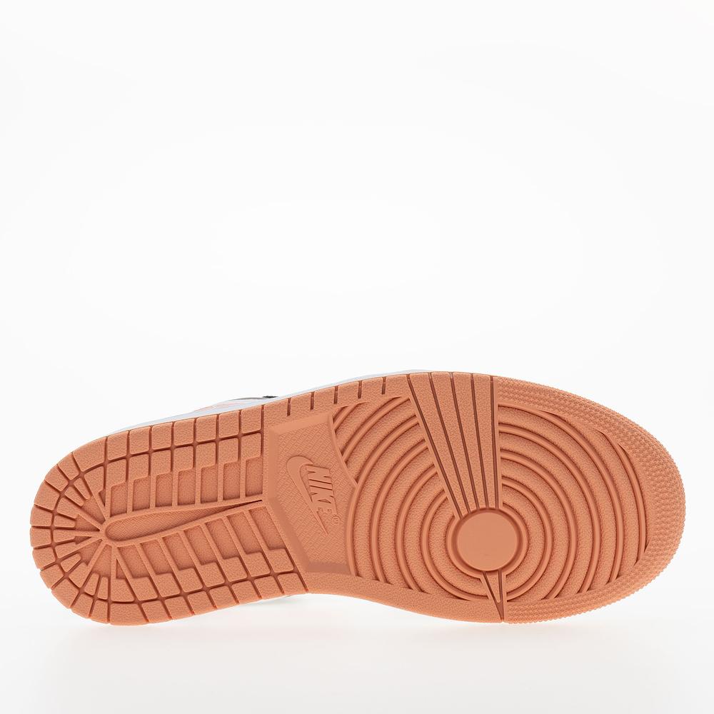 Buty damskie Nike Air Jordan 1 Low DC0774-182 - brązowo-białe