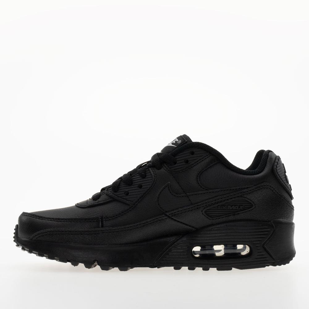 Buty młodzieżowe Nike Air Max 90 Leather CD6864-028 - czarne