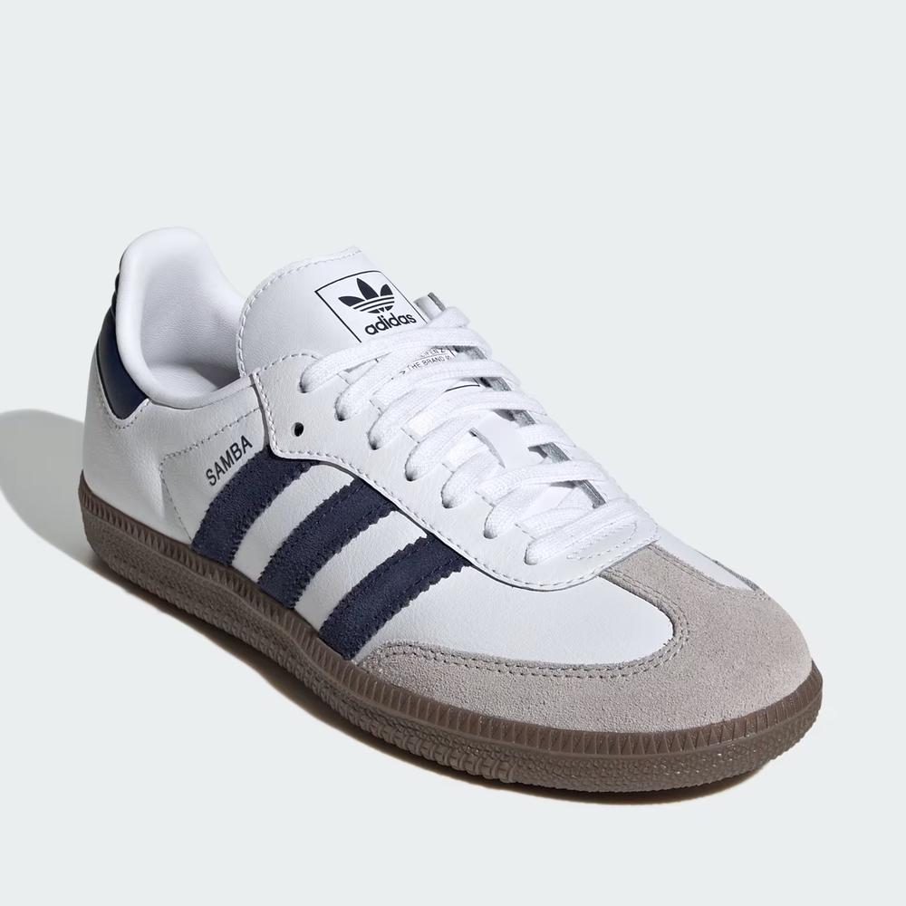 Buty młodzieżowe adidas Originals Samba OG J KK3557 - białe