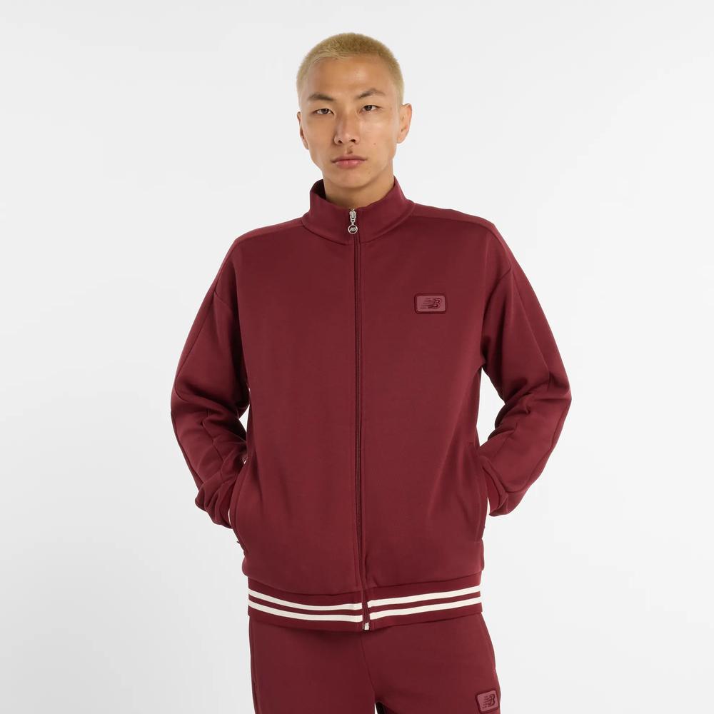 Bluza męska New Balance MJ53502MHB - bordowa