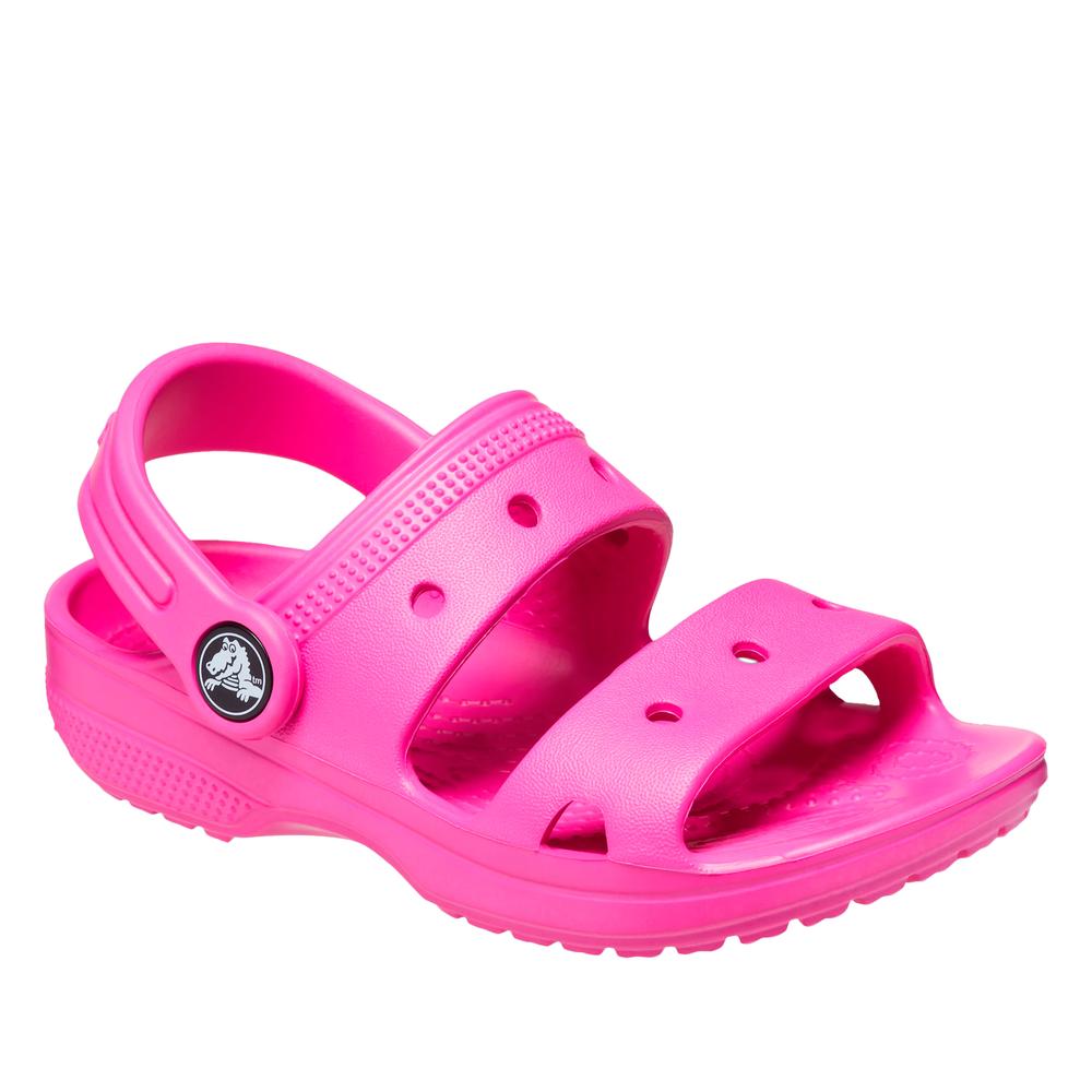 Sandały Crocs Toddler Classic Sandal 207537-6UB - różowe