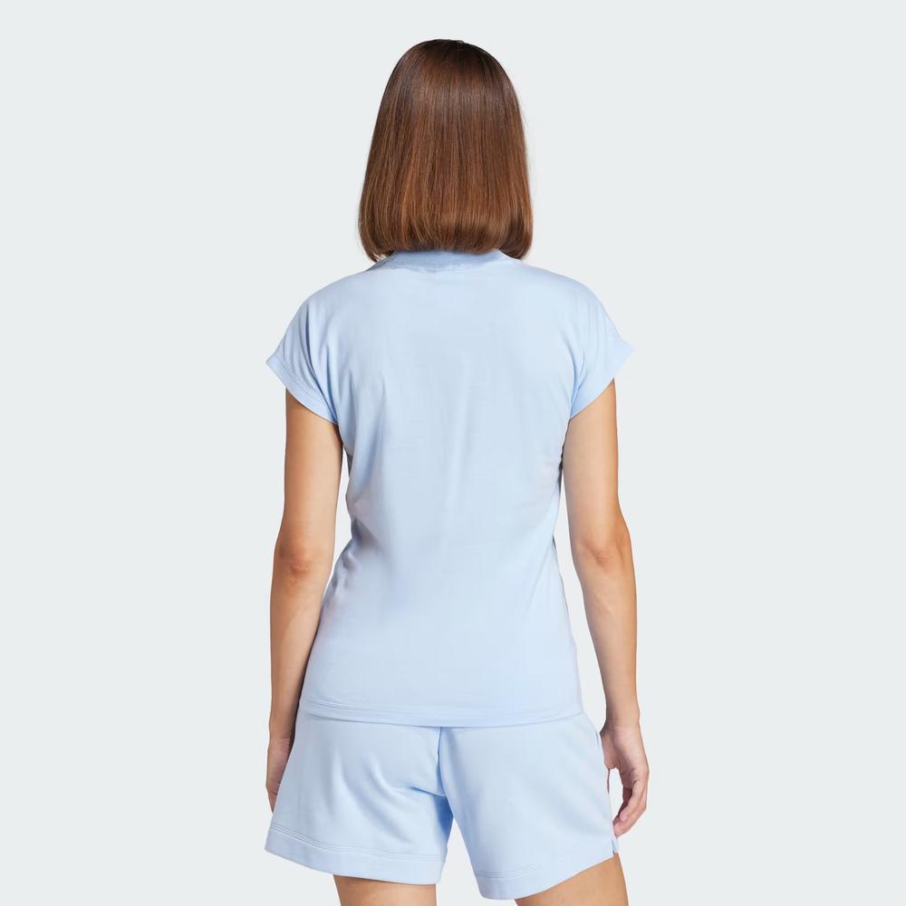 Koszulka damska adidas Sportswear Linear JG8660  - niebieska