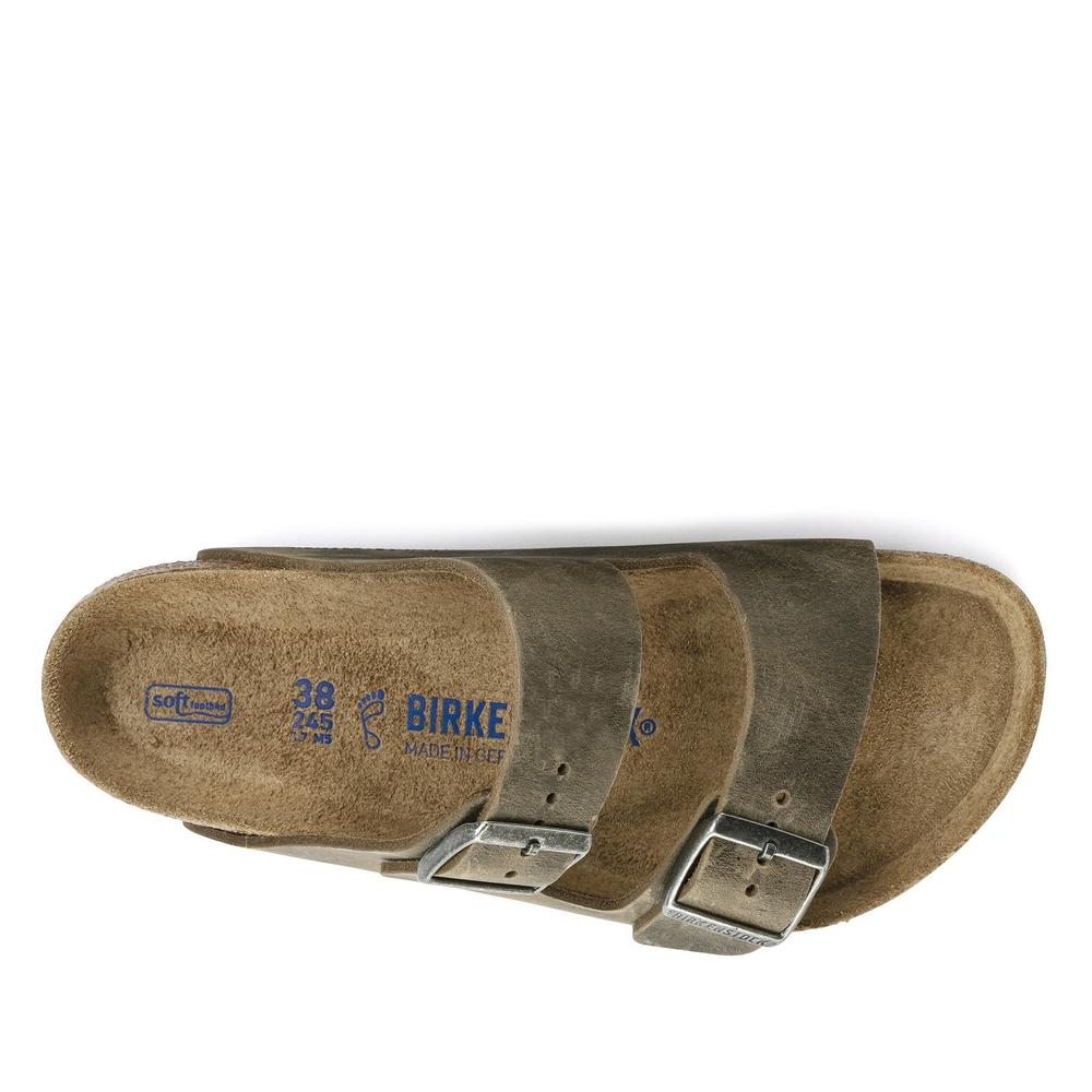 Klapki unisex Birkenstock Arizona SFB 1019313 - zielone