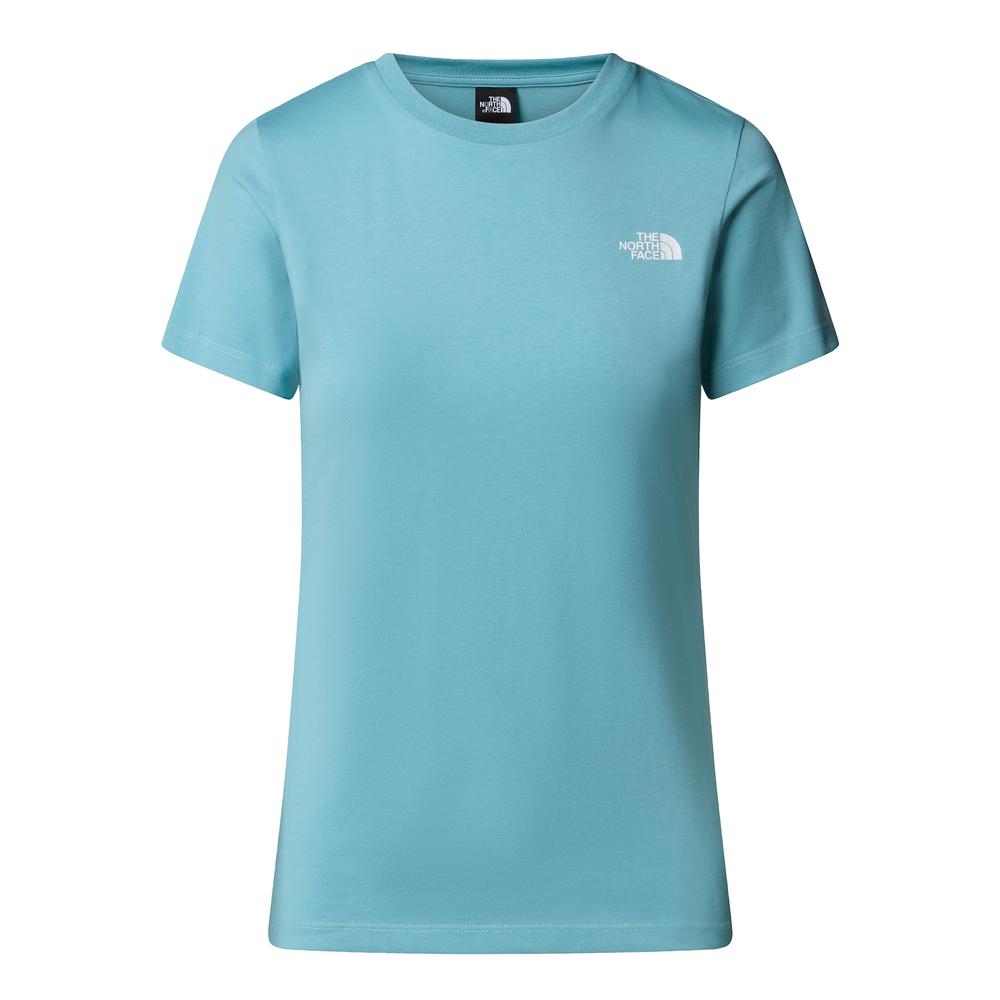 Koszulka damska The North Face Simple Dome 0A87NHBOA1 - niebieskie
