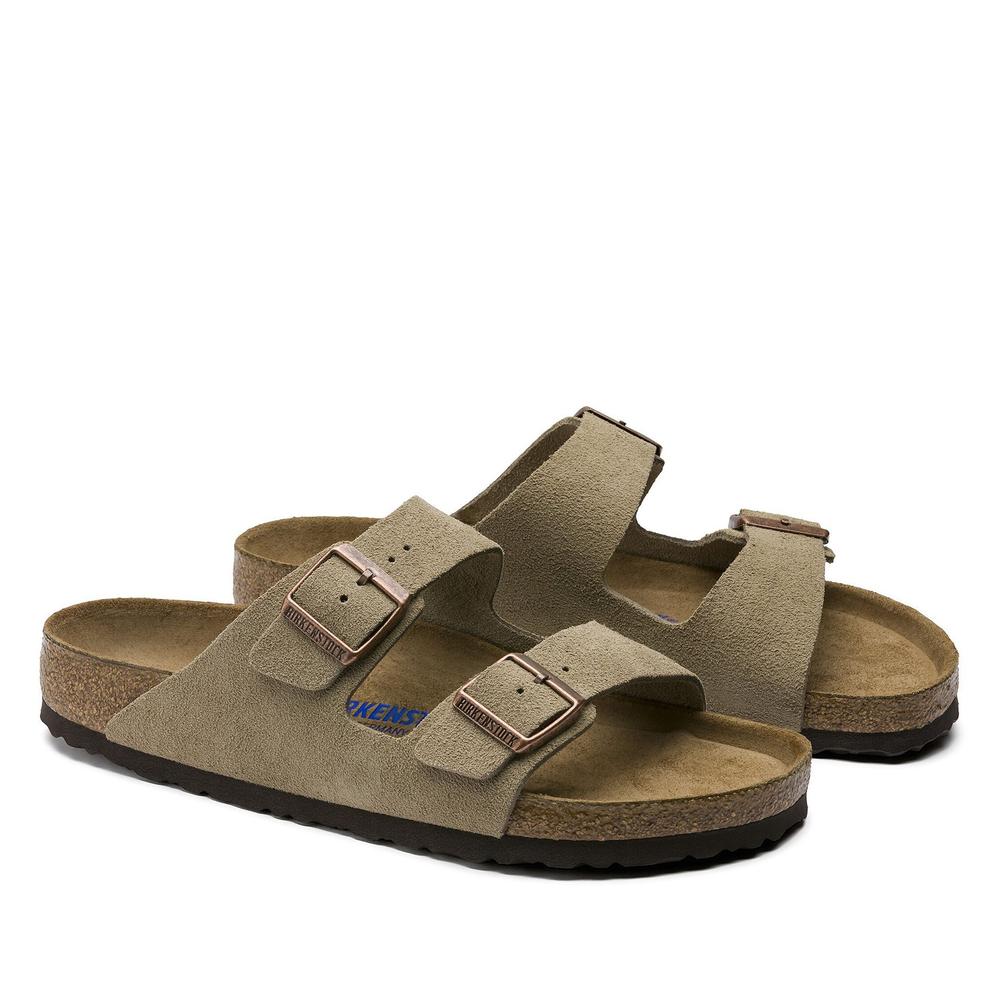 Klapki męskie Birkenstock Arizona 951301 - brązowe