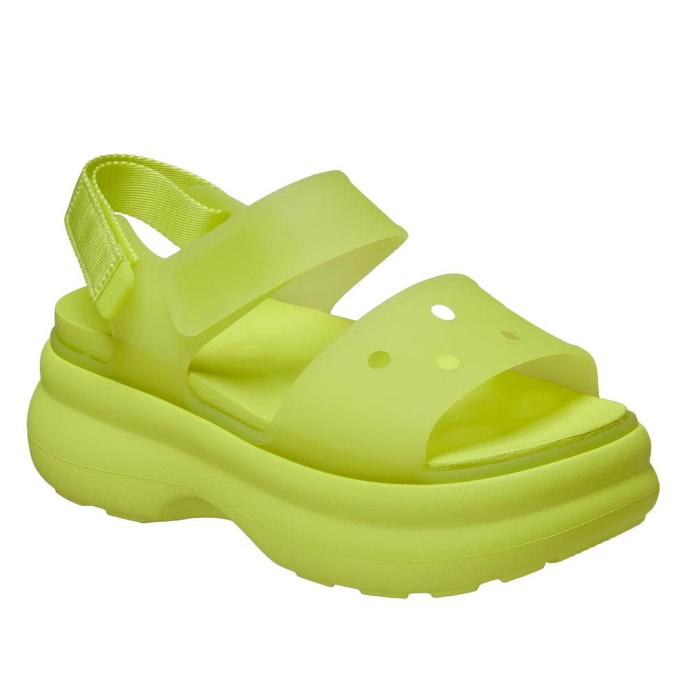 Sandały damskie Crocs Soho Frosted Y-Strap 212651-738 - zielone