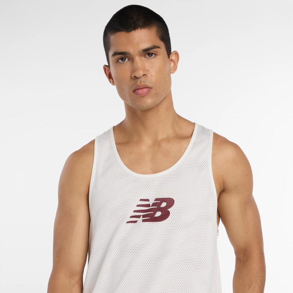 Koszulka męska New Balance MT53609MHB - bordowa