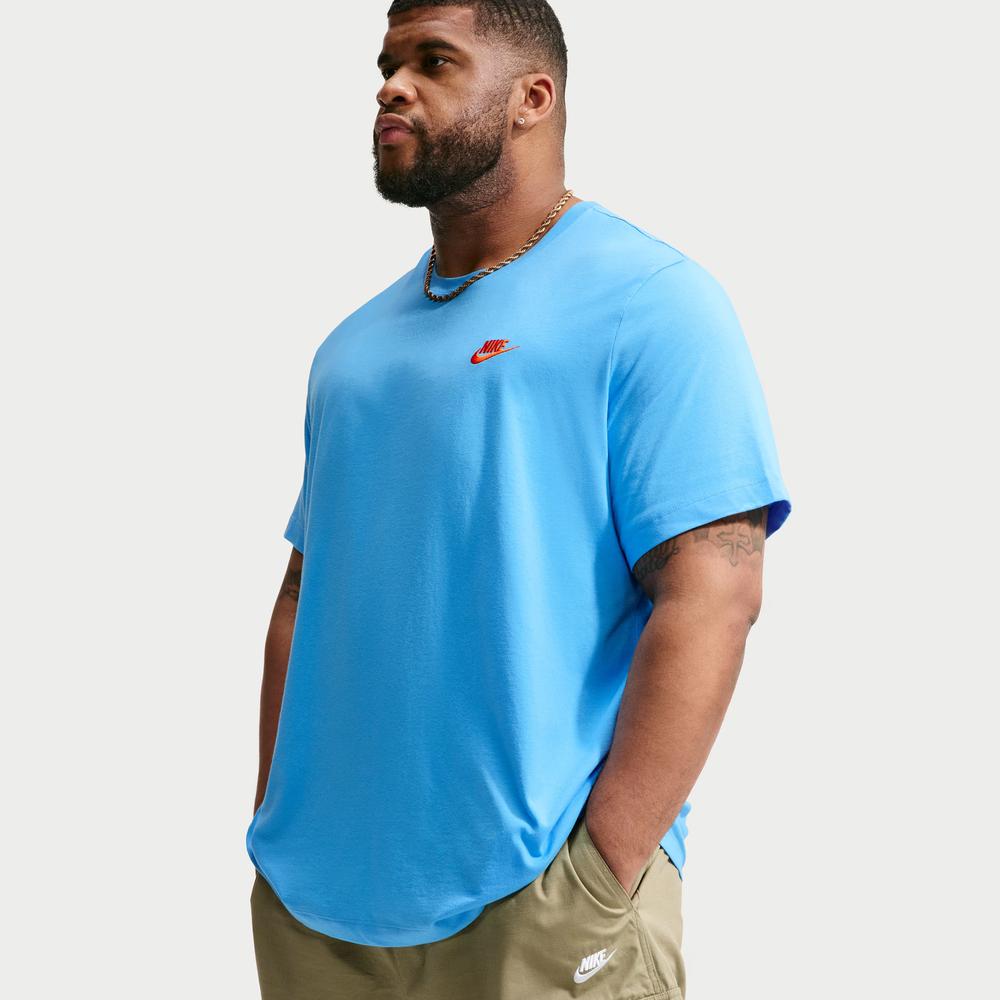 Koszulka męska Nike Sportswear Club AR4997-497 - niebieska