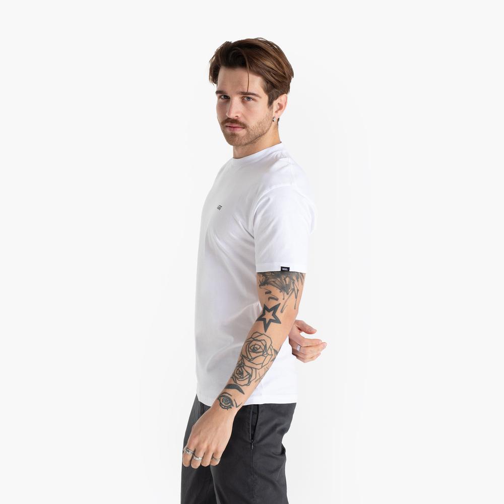 Koszulka Vans Left Chest Logo VN0A3CZEYB21 - biała