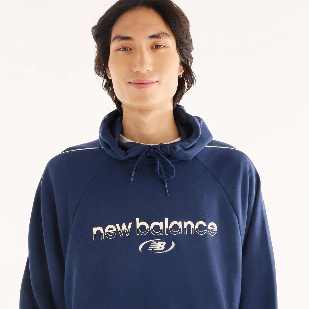 Bluza męska New Balance Trackside MT62W318NNY - granatowa