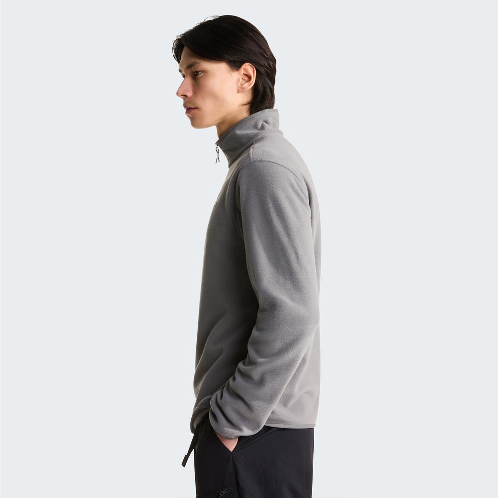 Bluza męska The North Face Glacier 1/4 Zip Fleece 0A8D0Q0UZ1 - szara