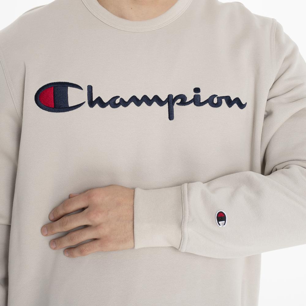 Bluza Champion Crewneck Icons 220254-ES057 - beżowa