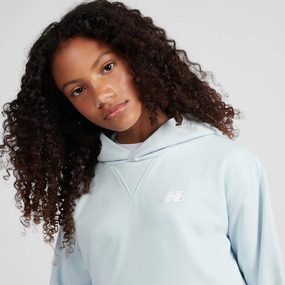 Bluza dziecięca New Balance LAKG0056FRL - niebieska