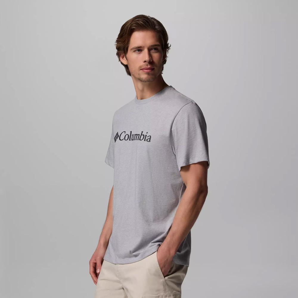 Koszulka męska Columbia CSC Basic Logo 2155001039 - szara