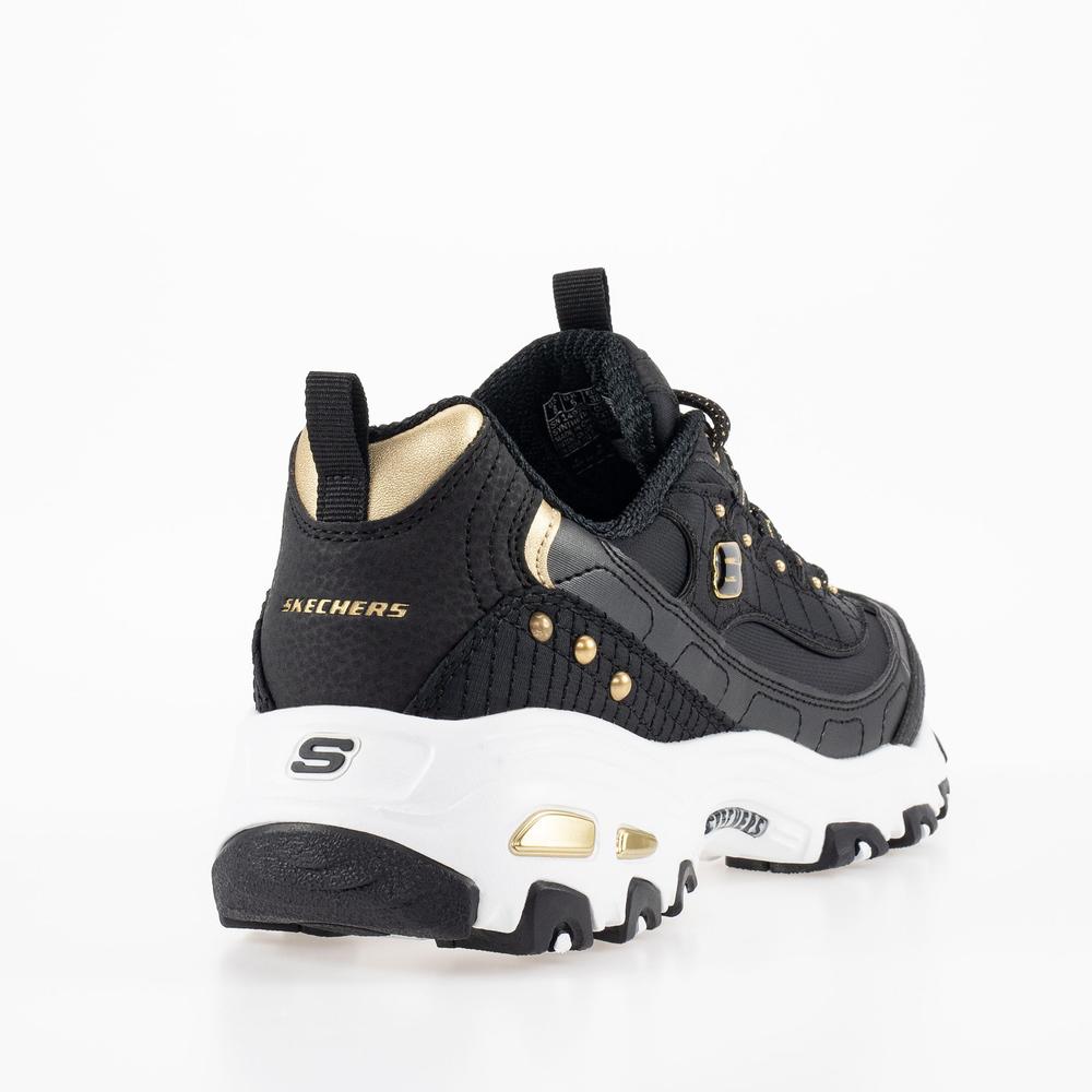 Buty Skechers D'Lites Ladies Night 149267BKGD - czarne