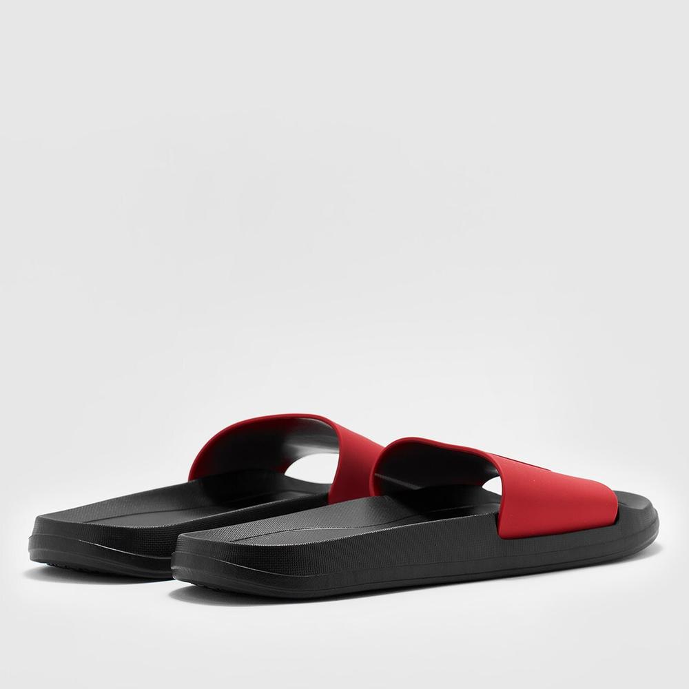 Klapki męskie 4F MM00FFLIM047A62S - czerwone