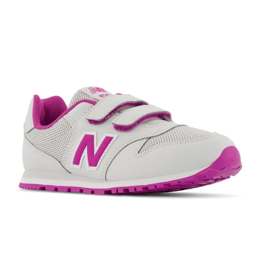 Buty New Balance PV500GM1 - szaro-różowe