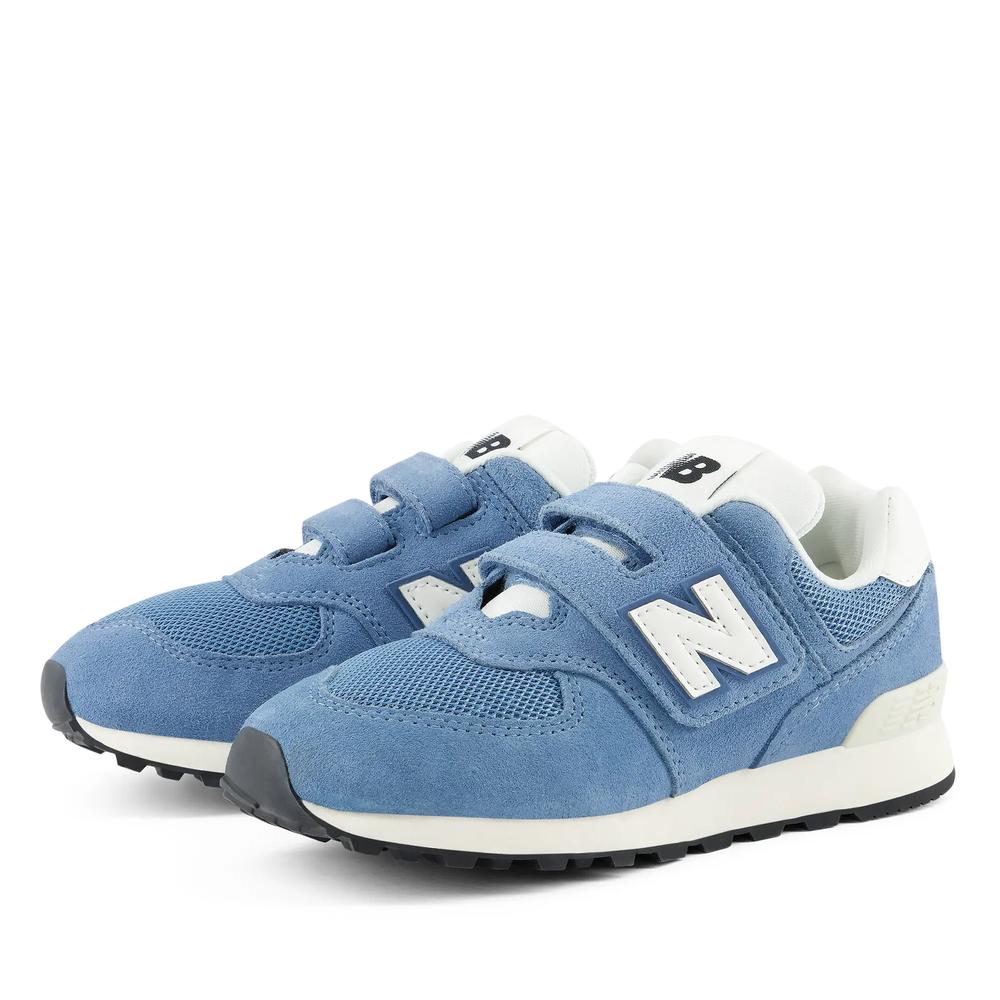 Buty dziecięce New Balance P57466A - niebieskie