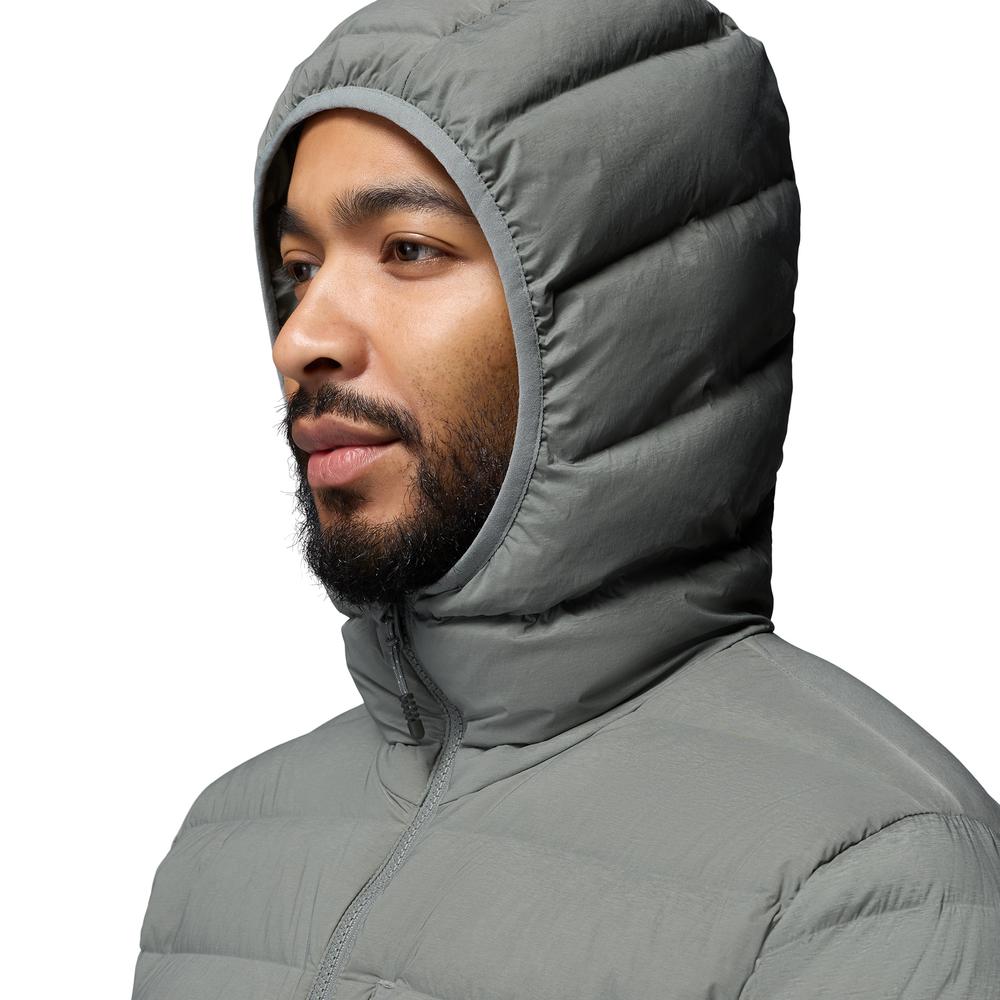 Kurtka męska Columbia Peak Down Hooded 2133972342 - szara