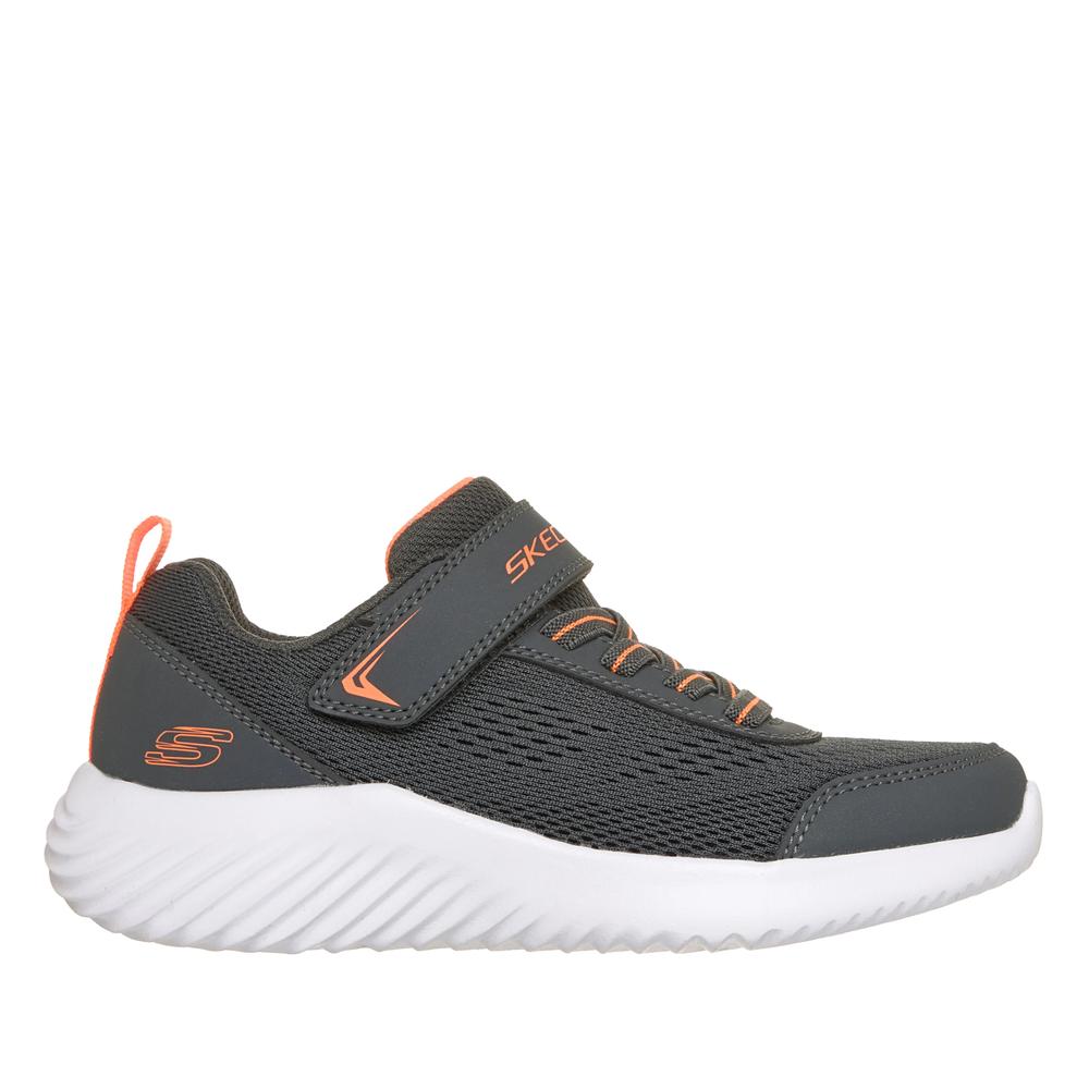 Buty dziecięce Skechers Bounder Quantarun 403905LCHAR - szare